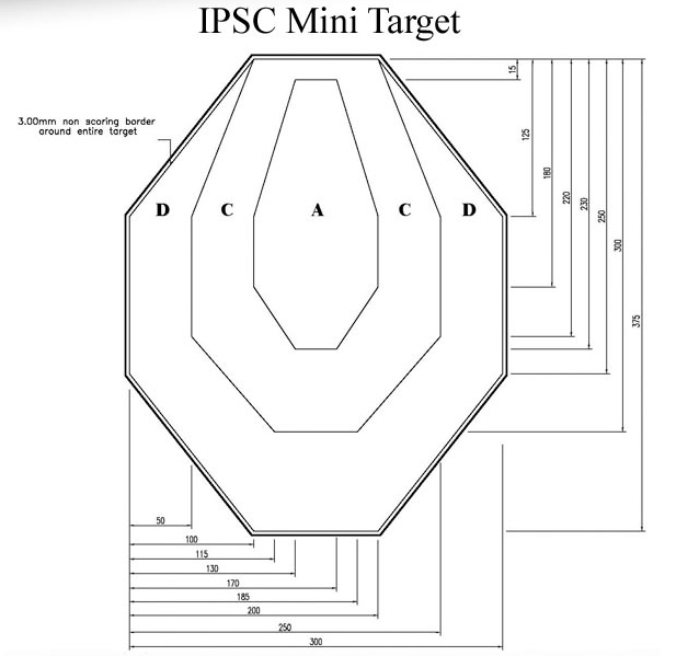 ipsc-miniature-60-cardboard-targets-white-back-100-pack-perfect